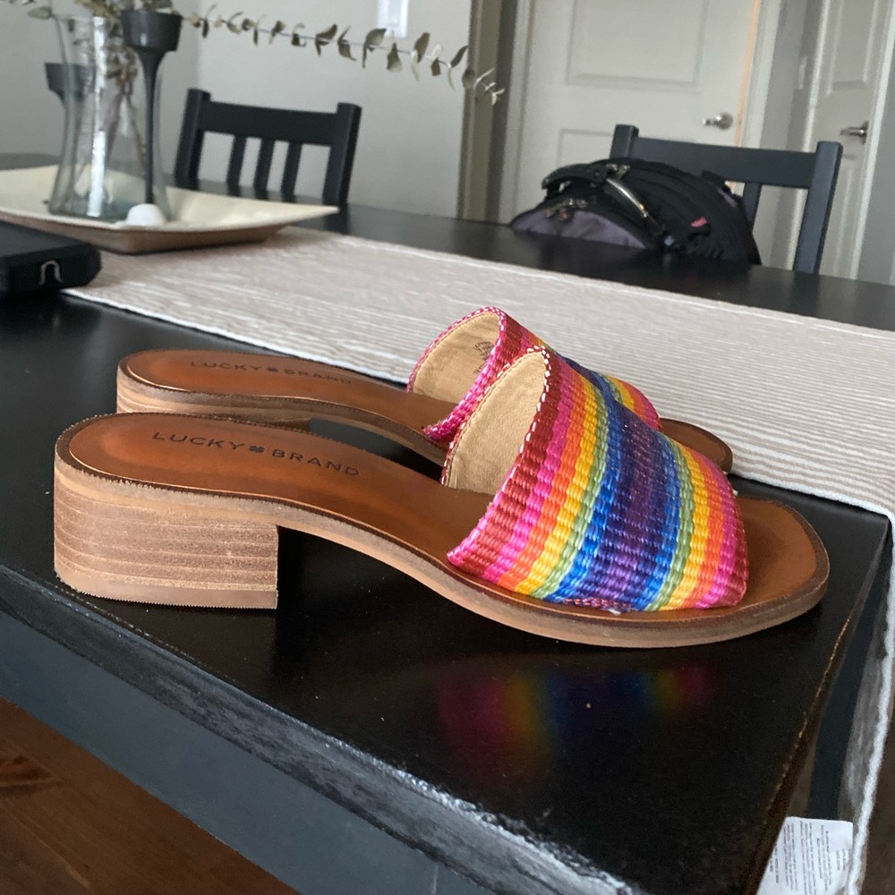 Rainbow Lucky Brand Shoes Size7